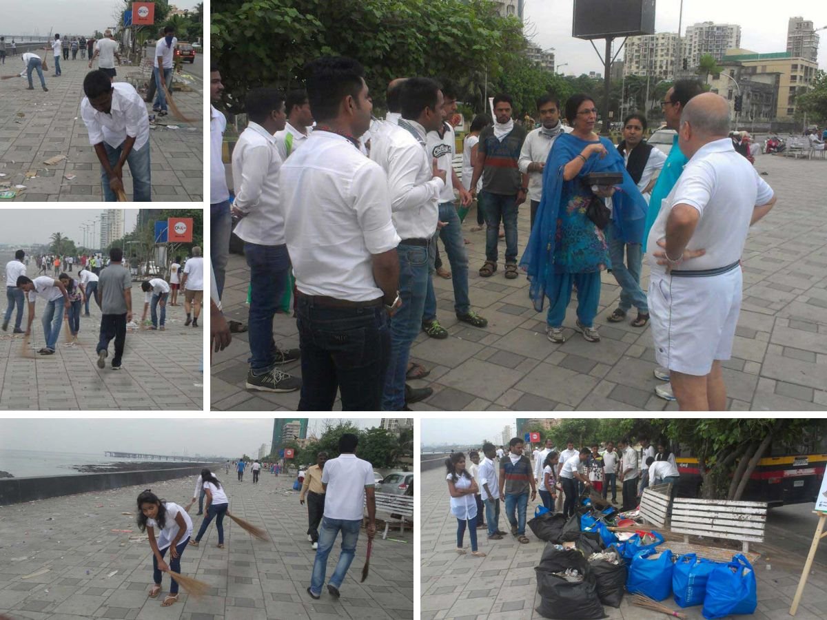 Worli Seaface Cleaning