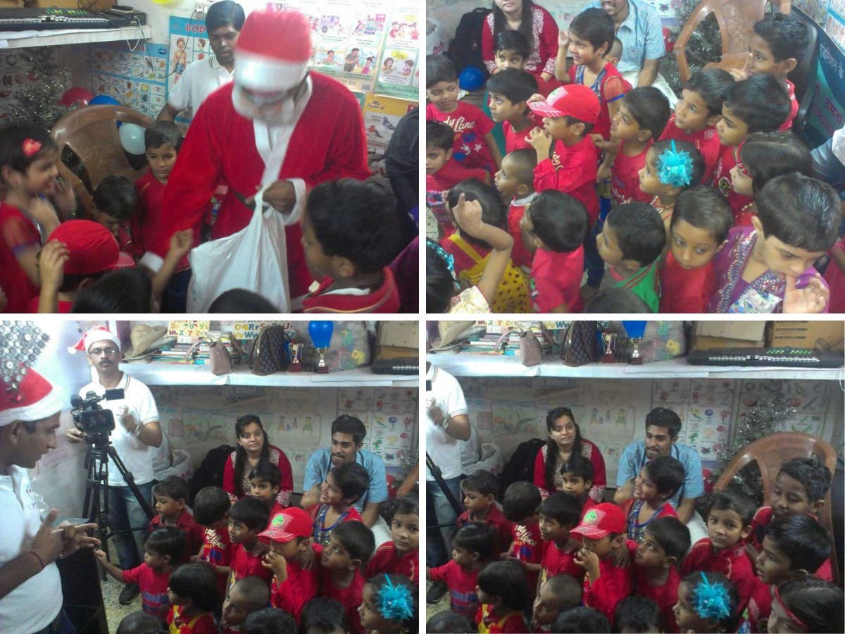 Christmas at Bandra Slum
